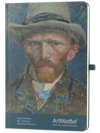 Gıpta Art Master İplik Dikişli Van Gogh Sert Kapak 120 Yaprak 17*24 Çizgili Defter