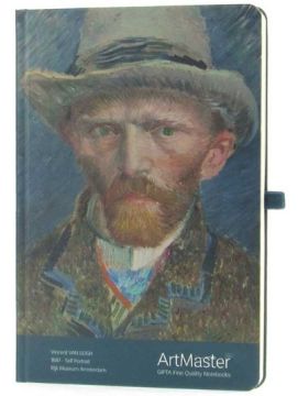 Gıpta Art Master İplik Dikişli Van Gogh Sert Kapak 120 Yaprak 17*24 Çizgili Defter
