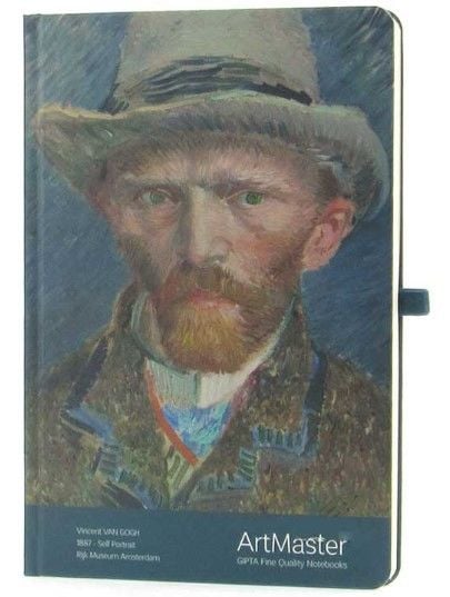 Gıpta Art Master İplik Dikişli Van Gogh Sert Kapak 120 Yaprak 17*24 Çizgisiz Defter