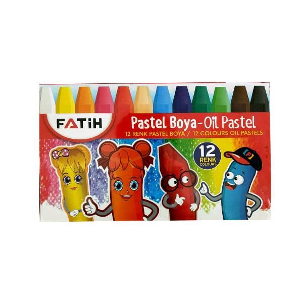 Fatih 12 Renk Karton Kutu Pastel Boya