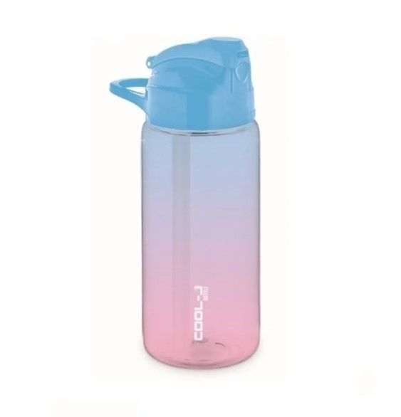 Gıpta Cool-J Marine Tritan 500 ml Mavi Pembe Pipetli Matara