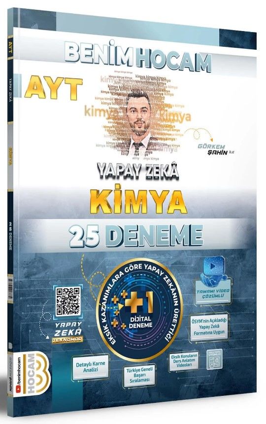 Benim Hocam AYT Kimya Yapay Zekâ 25 Deneme