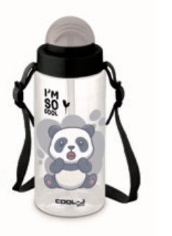 Gıpta Cool-J Nice Tritan 500 ml Panda Desenli Pipetli Matara