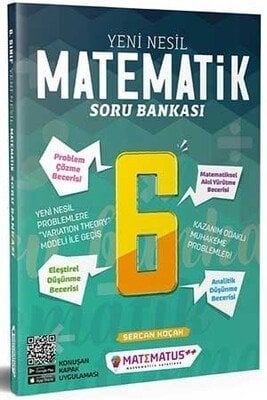 Matematus Yayınları 6. Sınıf Matematik Yeni Nesil Soru Bankası