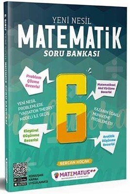 Matematus Yayınları 6. Sınıf Matematik Yeni Nesil Soru Bankası