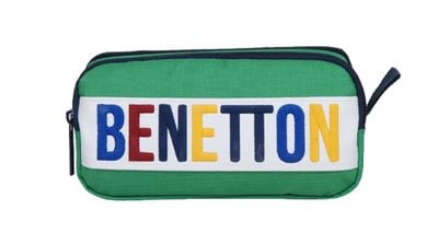 Benetton 70067 Yeşil Çift Bölmeli Kalemlik