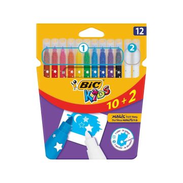 Bic Kids Magic 10+2 Silinebilir Keçeli Kalem