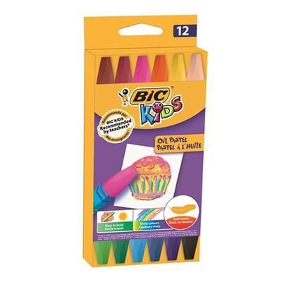 Bic Kids 12 Renk Karton Kutu Yağlı Pastel Boya