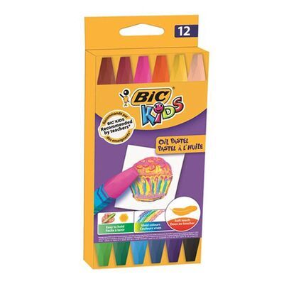 Bic Kids 12 Renk Karton Kutu Yağlı Pastel Boya