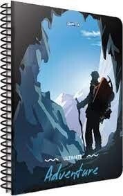 Gıpta Adventure Spiralli Dağcı Karton Kapak 80 Yaprak A4 Çizgili Defter