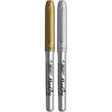 Bic İntensity 2 Renk Metalik Permanent Marker