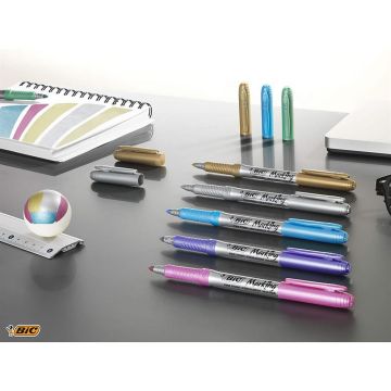 Bic İntensity 2 Renk Metalik Permanent Marker