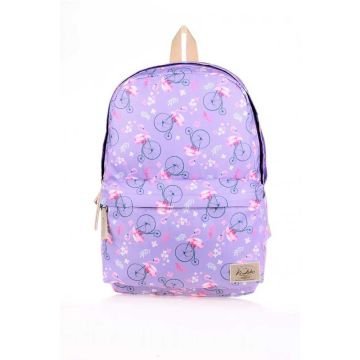 Kaukko K1474 Nature Lilac Flamingo Sırt Çantası