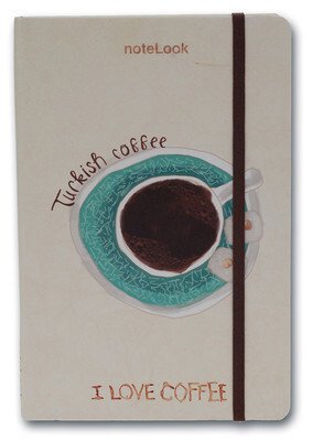 NoteLook I Love Turkish Coffee A7 Çizgisiz Defter