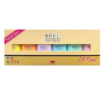 Artdeco Pastel 6 Renk Akrilik Boya Seti