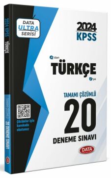 Data Yayınları 2024 KPSS Türkçe Ultra Çözümlü 20 Deneme