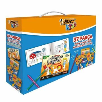 Bic Kids 3-6 Yaş 37 Parça Dikkat Geliştirci Boyama Seti