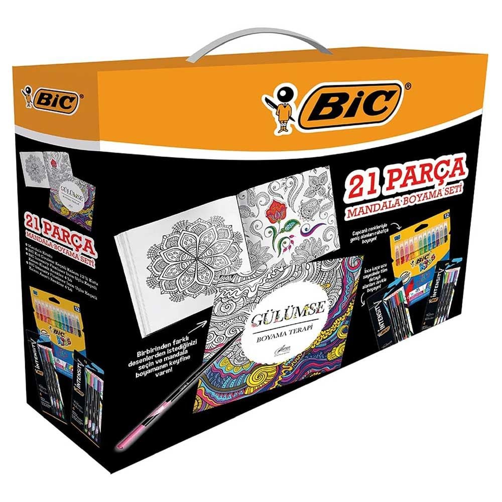 Bic 21 Parça Mandala Boyama Seti