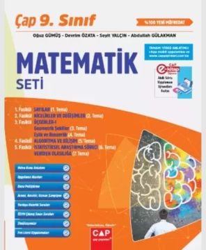 Çap Yayınları 9. Sınıf Matematik Seti 2025