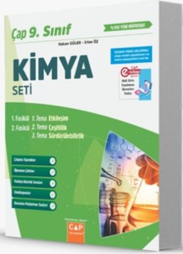 Çap Yayınları 9. Sınıf Kimya Seti 2025