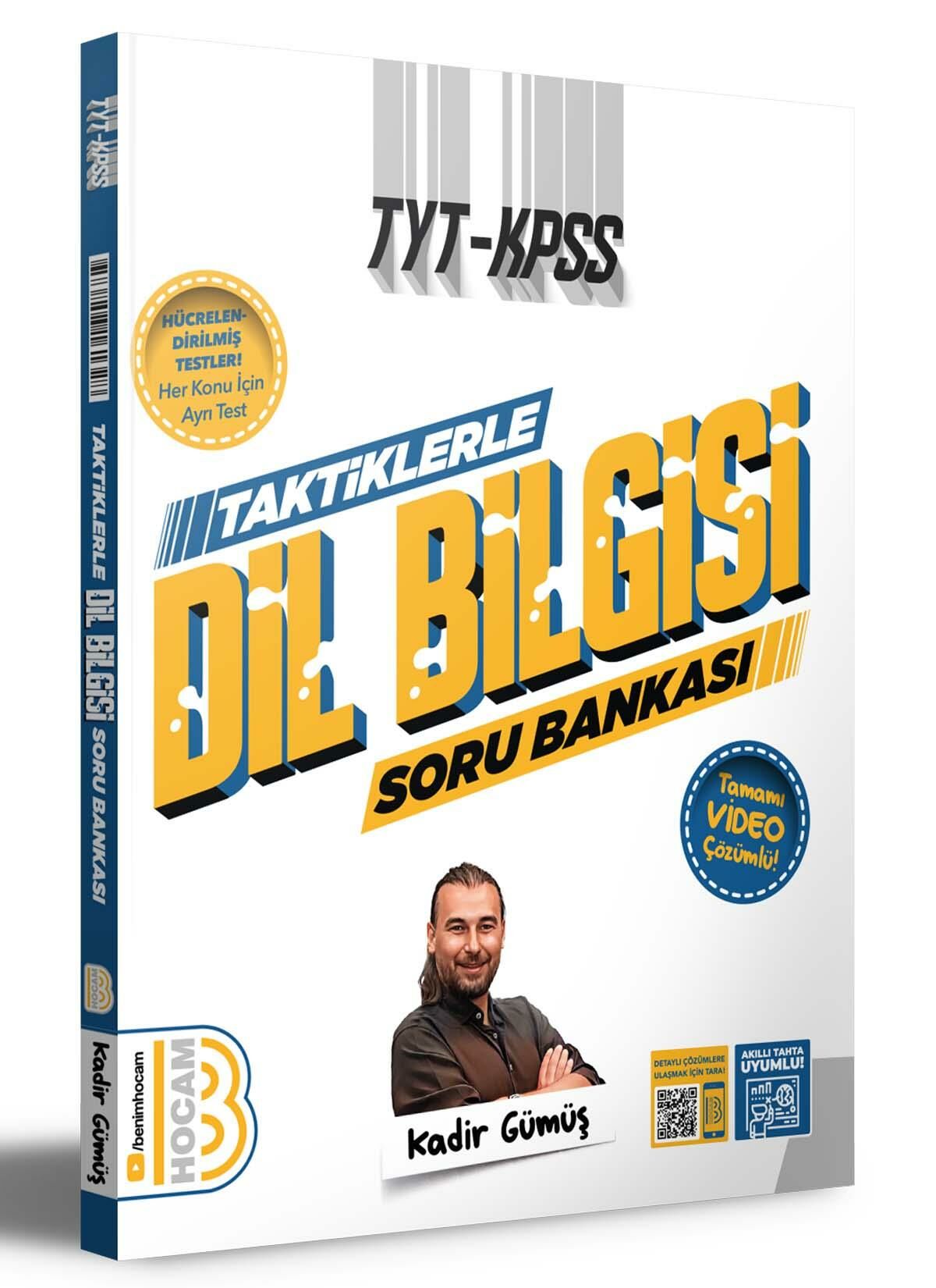 Benim Hocam TYT KPSS Dil Bilgisi Taktiklerle Soru Bankası