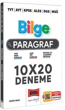 Yargı Yayınları TYT AYT KPSS ALES DGS MSÜ Bilge Paragraf 10x20 Deneme Sınavı