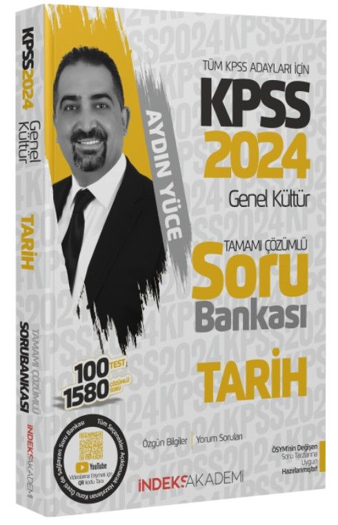 İndeks Akademi 2024 KPSS Tarih Çözümlü Soru Bankası