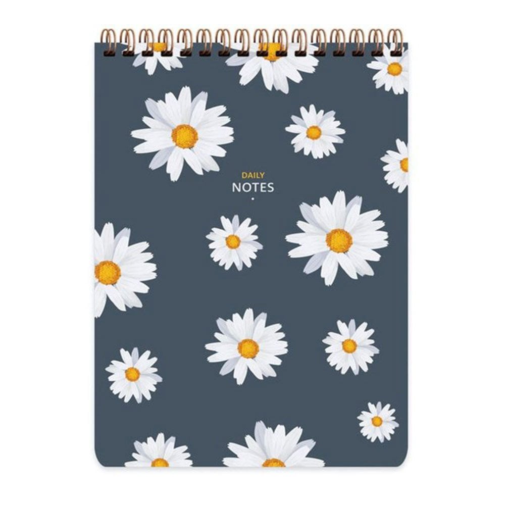 Keskin Color Daily Notes Spiralli Çiçek Karton Kapak 72 Yaprak 17*24 Çizgili Bloknot