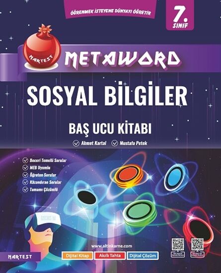 Nartest Yayınları 7. Sınıf Sosyal Bilgiler Metaword Baş Ucu Kitabı