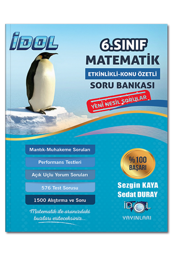 İdol Yayınları 6. Sınıf Matematik Performans Soru Bankası