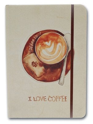 NoteLook I Love Latte Coffee A6 Çizgisiz Defter