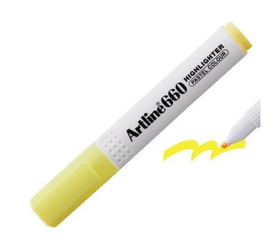 Artline 660 Pastel Sarı Fosforlu Kalem