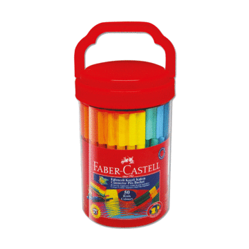 Faber Castell 50 Renk Eğlenceli Keçeli Kalem Seti