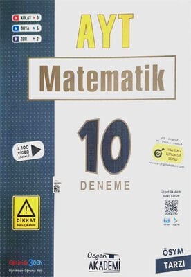 Üçgen Akademi AYT Matematik 10 Deneme