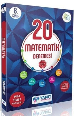 Yanıt Yayınları 8. Sınıf Matematik Video Çözümlü 20 Deneme