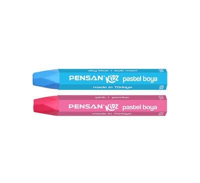 Pensan Kidz 12 Renk Yıkanabilir Pastel Boya