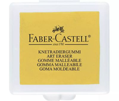 Faber Castell Plastik Kutulu Sarı Hamur Silgi