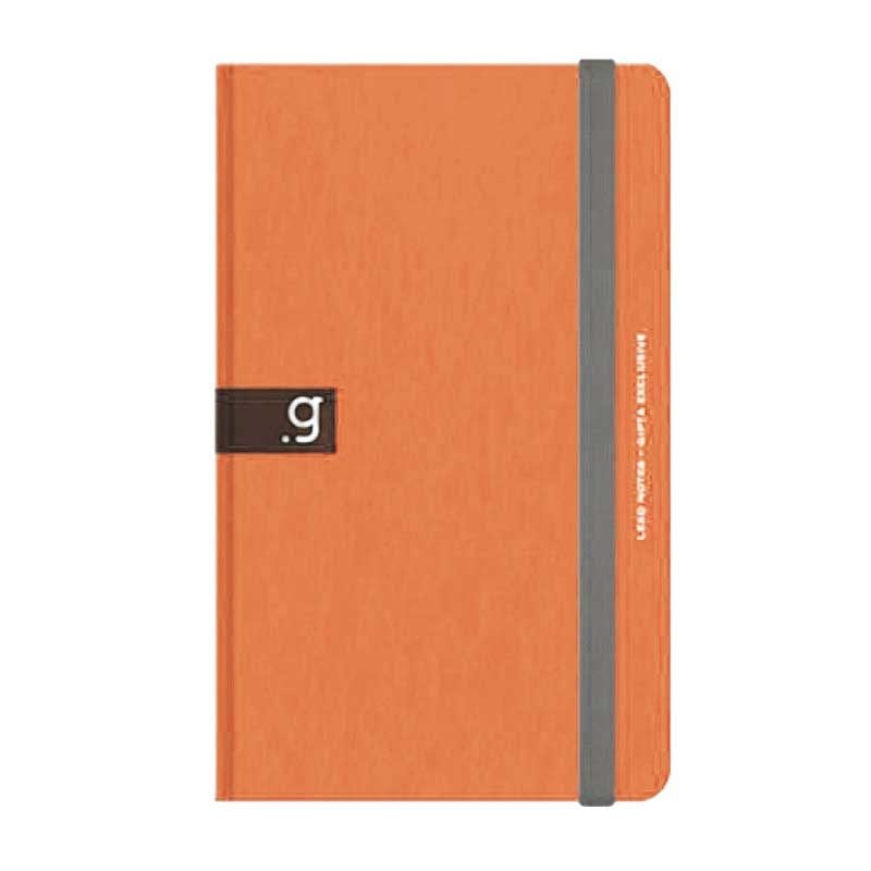 Gıpta Exclusive Lead Notes İplik Dikişli Somon Sert Kapak 96 Yaprak 17*24 Çizgili Defter