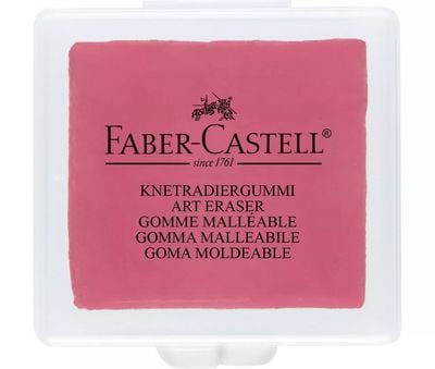 Faber Castell Plastik Kutulu Pembe Hamur Silgi