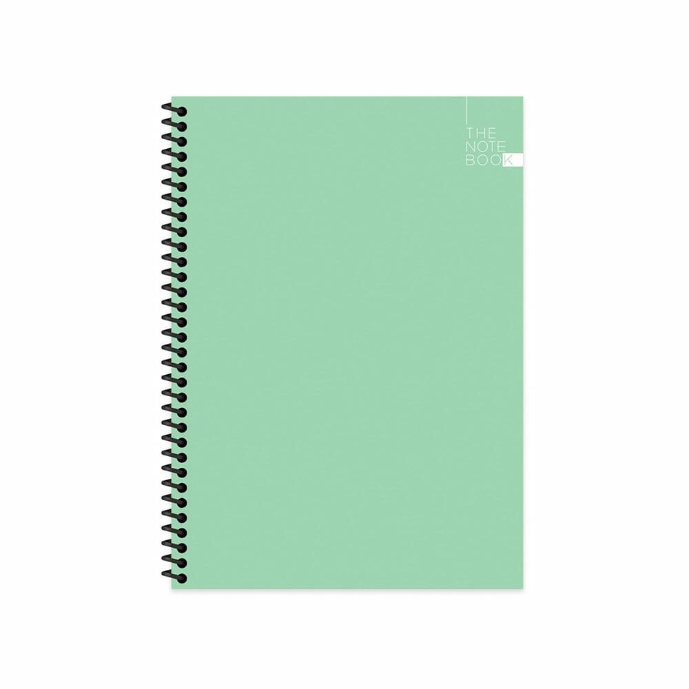 ﻿﻿Keskin Color The Notebook Spiralli Yeşil Sert Kapak 120 Yaprak 17*24 Çizgili Defter