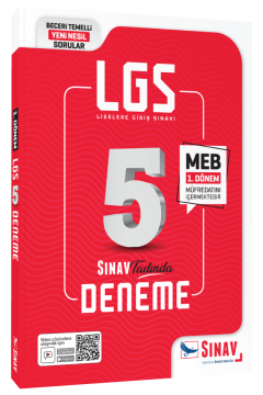 Sınav Yayınları 8. Sınıf LGS 1. Dönem 5 Deneme