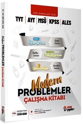 Metin Yayınları TYT AYT MSÜ KPSS ALES Tüm Sınavlar İçin Modern Problemler Çalışma Kitabı