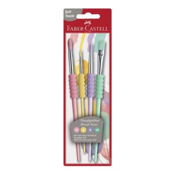 Faber Castell Soft Touch Pastel 4'lü Fırça Seti