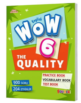 Fenomen Yayınları 6. Sınıf İngilizce Wow Practice Book + Workbook + Test Book Set