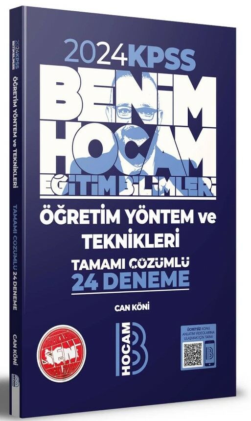 Benim Hocam 2024 KPSS Eğitim Bilimleri Öğretim Yöntem ve Teknikleri 24 Deneme