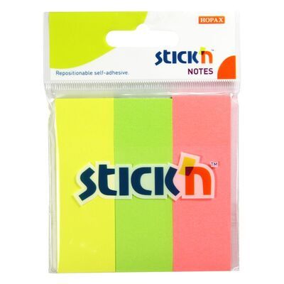 Gıpta Stickn 3 Renk 76*25mm Yapışkanlı Not Kağıdı (21129)