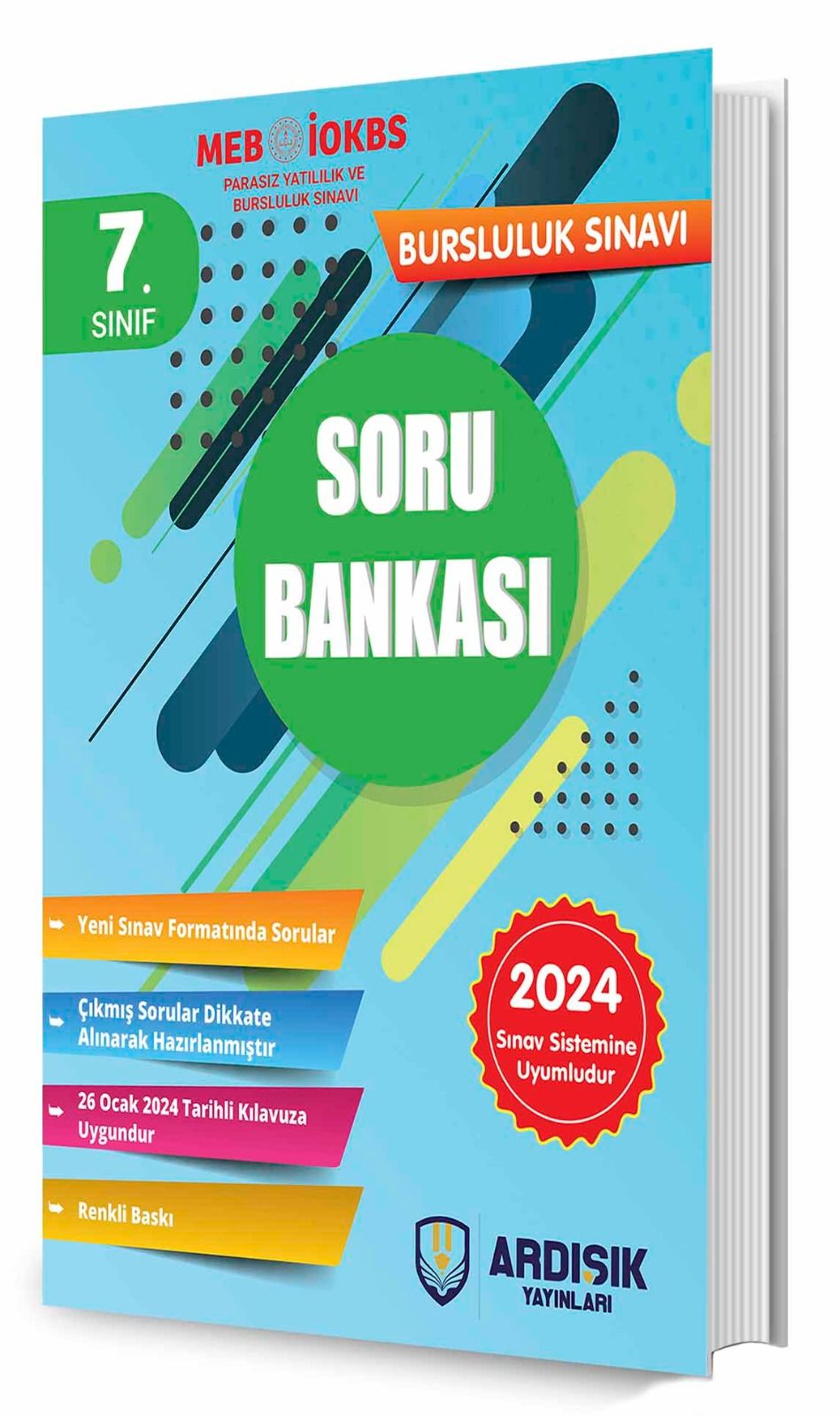 Ardışık Yayınları 2024 7. Sınıf Bursluluk Sınavı Soru Bankası
