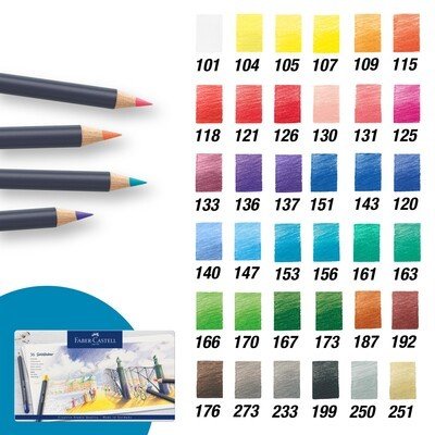 Faber Castell Goldfaber 36 Renk Kuru Boya Kalemi Seti