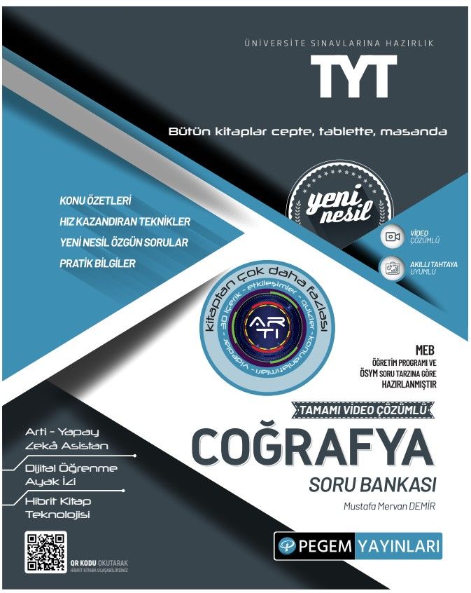 Pegem Yayınları TYT Coğrafya Soru Bankası