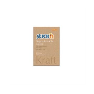 Gıpta Stickn Kraft 100 Yaprak 76*51 Yapışkanlı Not Kağıdı (21638)